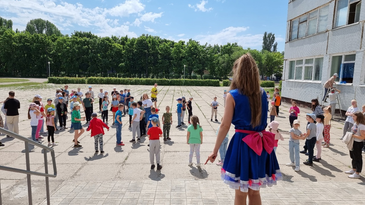 Второй день в лагере "Солнечный"